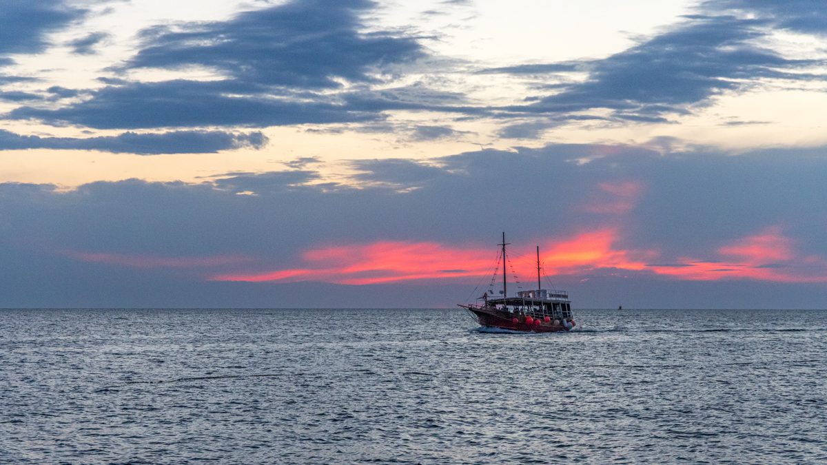 Sunset View from Valentino Bar